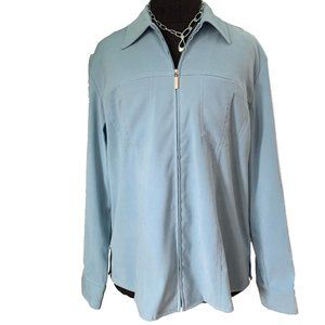 DRESSY Powder blue zip down (42)